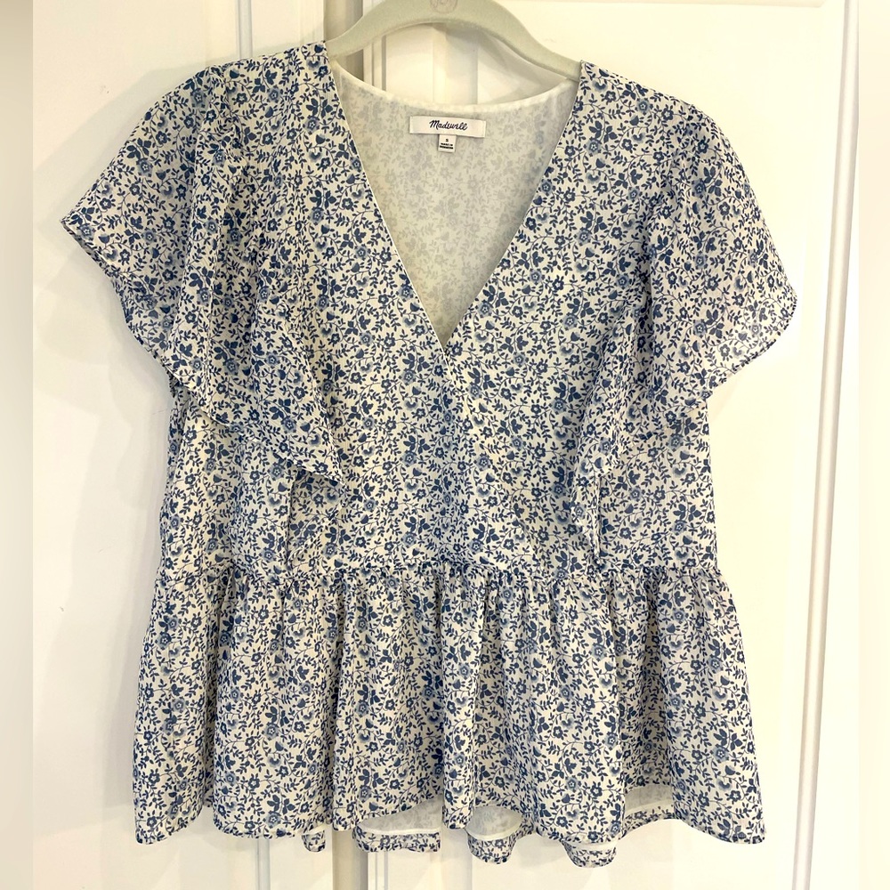 Madewell Floral Print Blouse - Small